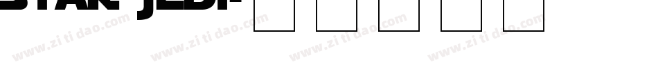 Star Jedi字体转换